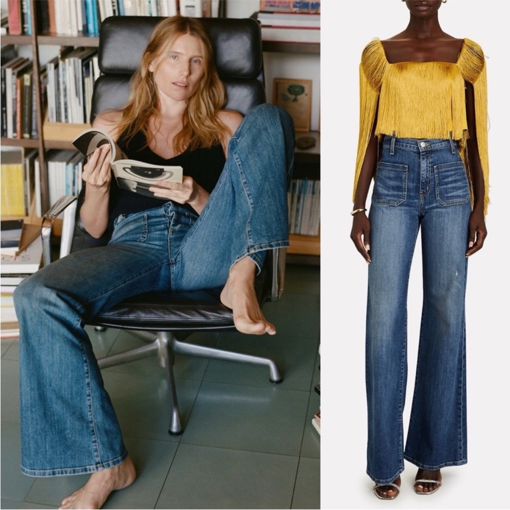 Nili Lotan Indigo Flare Jeans
